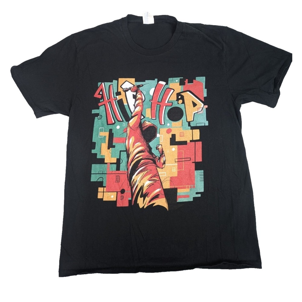 2/$20โ Hip Hop T-Shirt Men's Medium Cotton Rap Tee Streetwear 90s Style